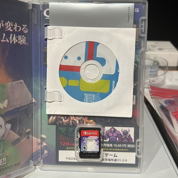 CAVE Story Nintendo Switch Complete Cib W/ Soundtrack with Red Bag - Picture 5 of 7